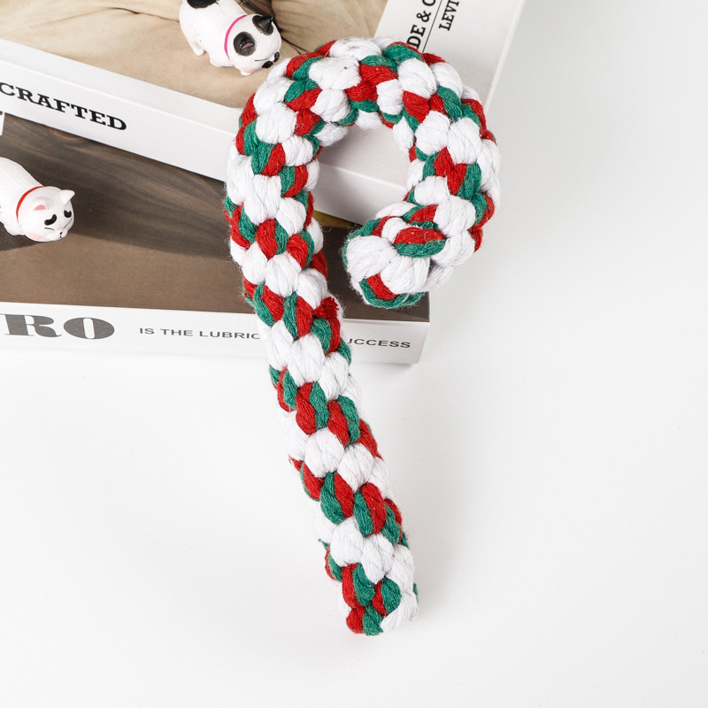 Customized Christmas Cotton Rope Pet Toy Set 3-15 Packs Combination manufacturers From China | Roadreign 13