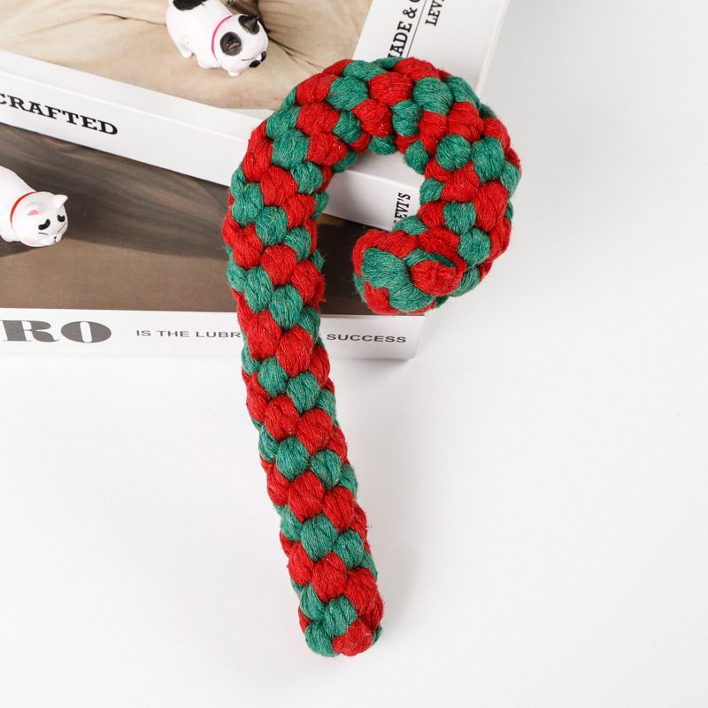 Customized Christmas Cotton Rope Pet Toy Set 3-15 Packs Combination manufacturers From China | Roadreign 14