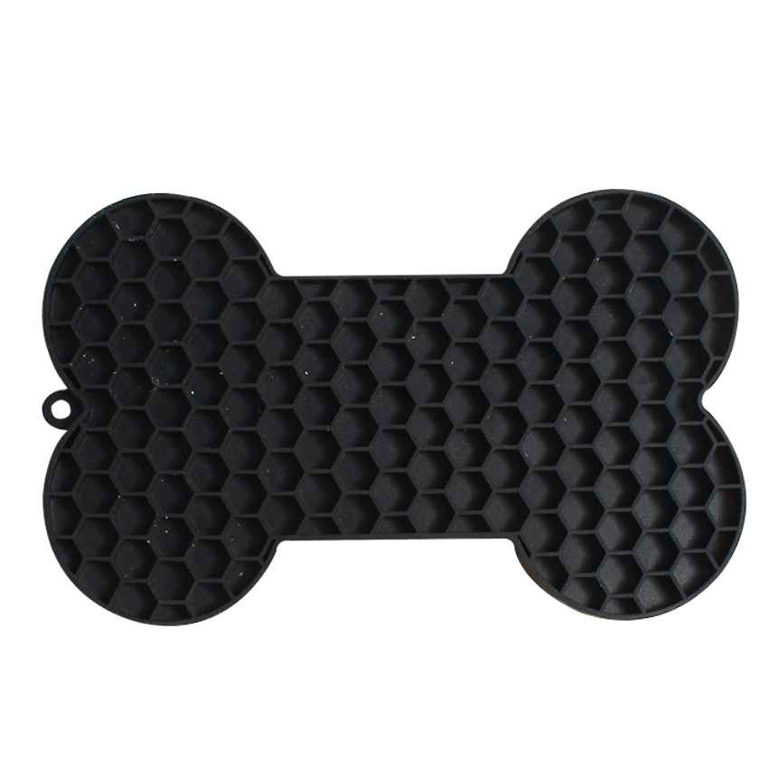 Customized Silicone Bone Shaped Dog Lick Slow Feeder Mat Cat Wet Food Dispenser manufacturers From China | Roadreign 11
