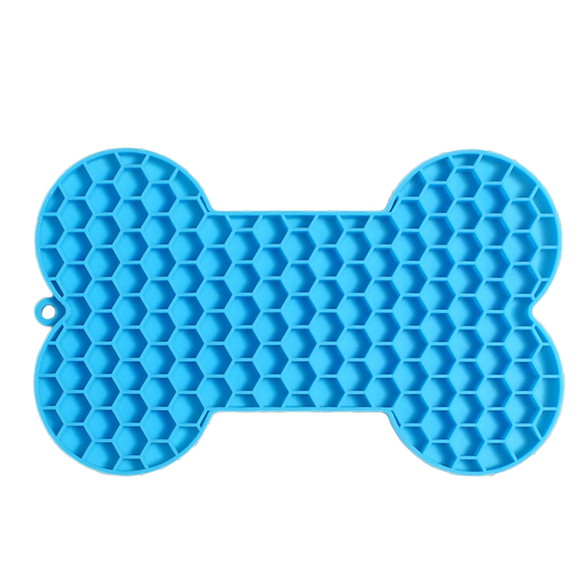 Customized Silicone Bone Shaped Dog Lick Slow Feeder Mat Cat Wet Food Dispenser manufacturers From China | Roadreign 10