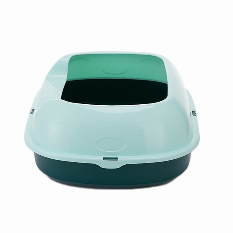 ROADREIGN - New Design Pet Cleaning Products Extra Large Cat Toilet Plastic Cat Litter Box Pet Toilets 4