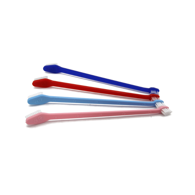 ROADREIGN - Brosse à dents double petite pour animaux de compagnie - Nettoyage des animaux 1