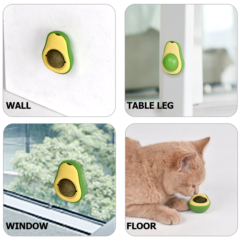cat mint spinning toy catnip ball toys provide mental and physical stimulation for cats 5