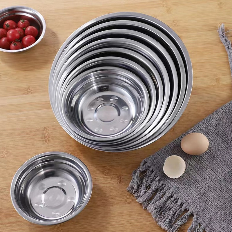 Quality stainless steel bowl Manufacturer kitchen round basin mixing bowl | Roadreign 1