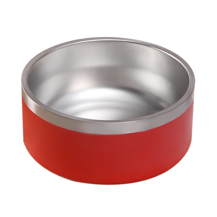 ROADREIGN - Vente en gros de gamelles rondes de luxe pour animaux de compagnie en acier inoxydable 304, personnalisées par sublimation 7