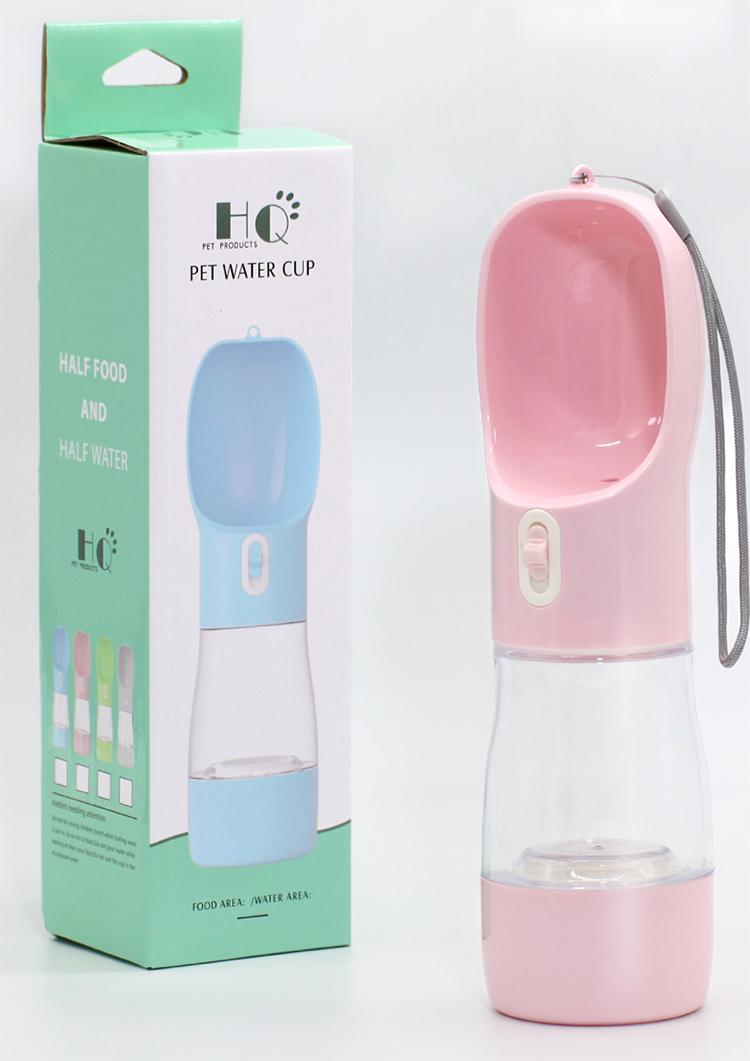 Factory Hot Sales Plastic Portable Pet Drinking Water Bottle For Dog