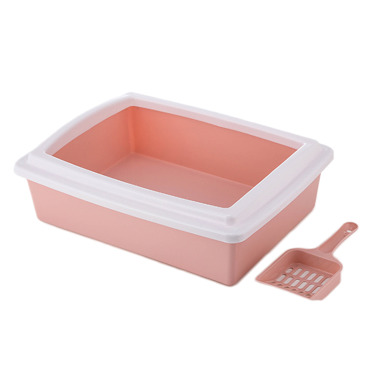 ROADREIGN - Caja de arena de plástico para gatos, ideal para baños de mascotas, a buen precio. 3