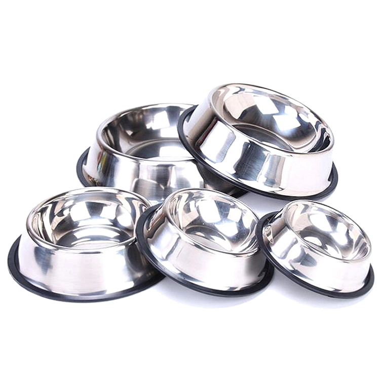 Stainless steel pet feeder bowl manufacturers custom printing dog basin 1