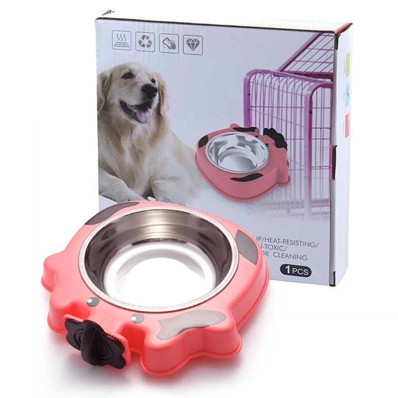 Customized dog hanging bowls stainless steel pet food dispensers manufacturers From China | Roadreign 14