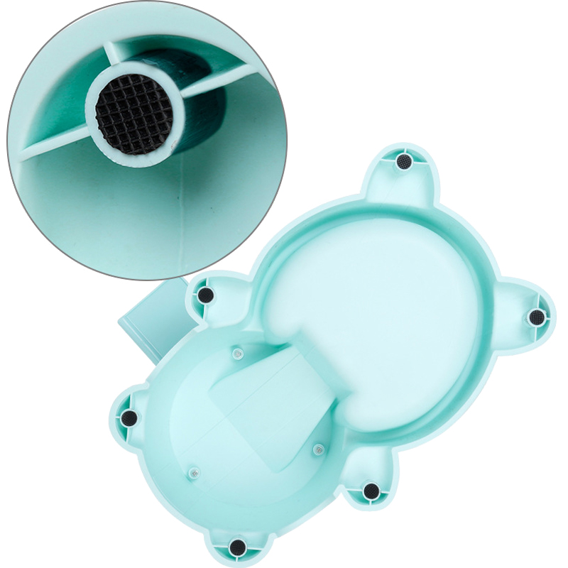 Automated pet feeding bowl press-button type plastic dog food dispenser 6