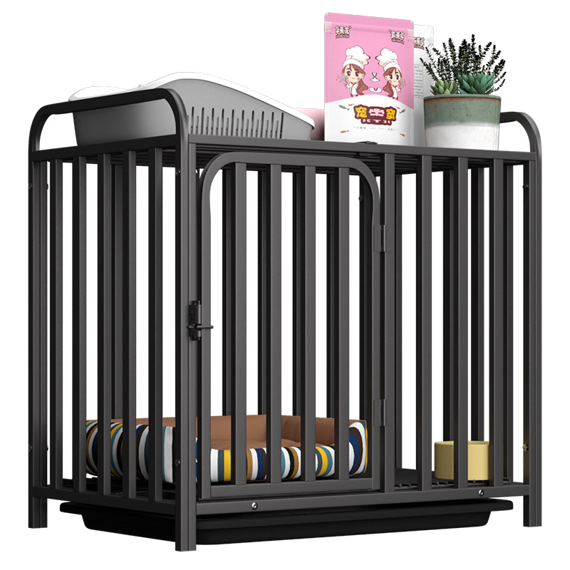 Dog Cage Pet Reinforced Square Tube Enclosure Suitable For Both Small And Large Dog Crate 8