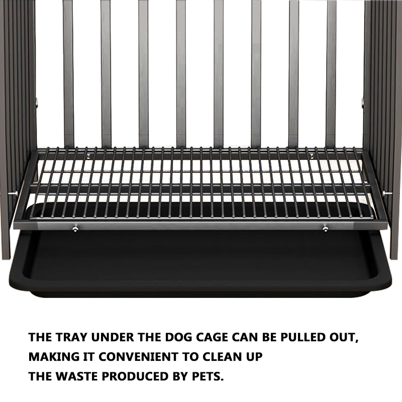 Dog Cage Pet Reinforced Square Tube Enclosure Suitable For Both Small And Large Dog Crate 6