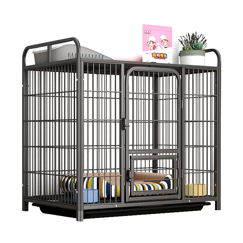 Dog Cage Pet Reinforced Square Tube Enclosure Suitable For Both Small And Large Dog Crate 5