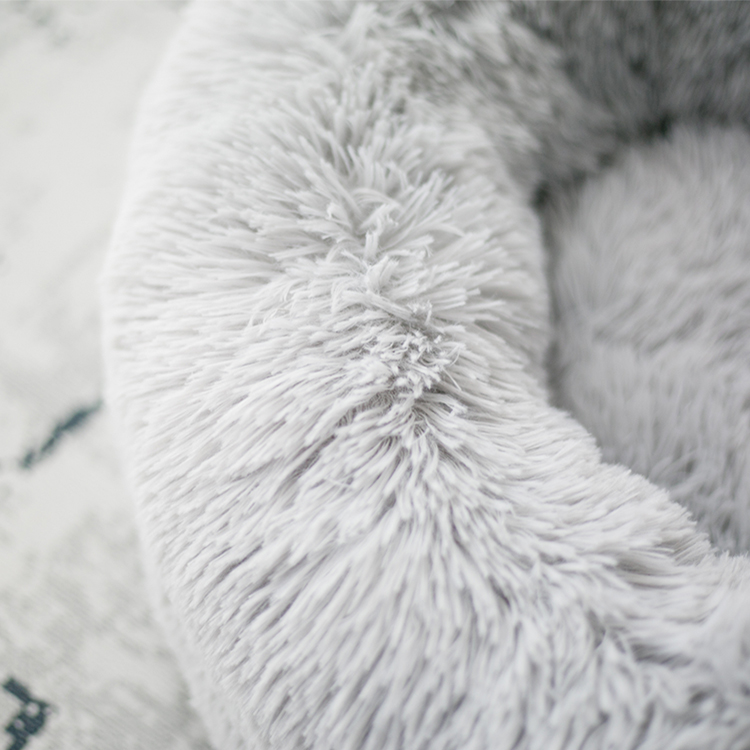 Lit rond confortable pour chat, matelas profond en coton PP doux pour chien 3