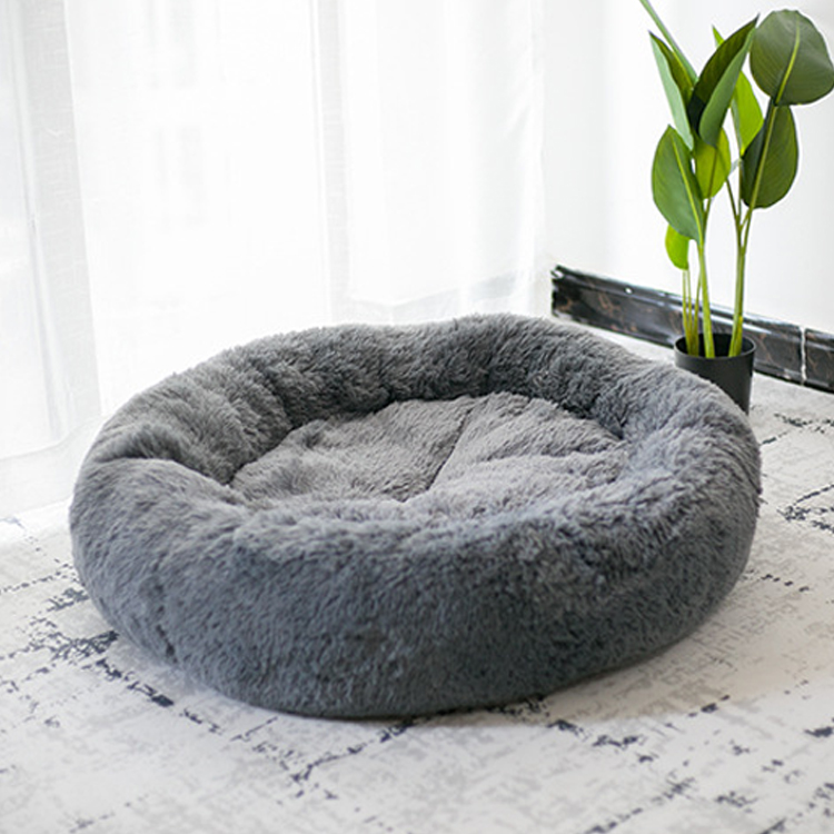 Pet Bed Round Comfortable Cat Deep Sleeper Pad Soft PP Cotton Dog Bed 10