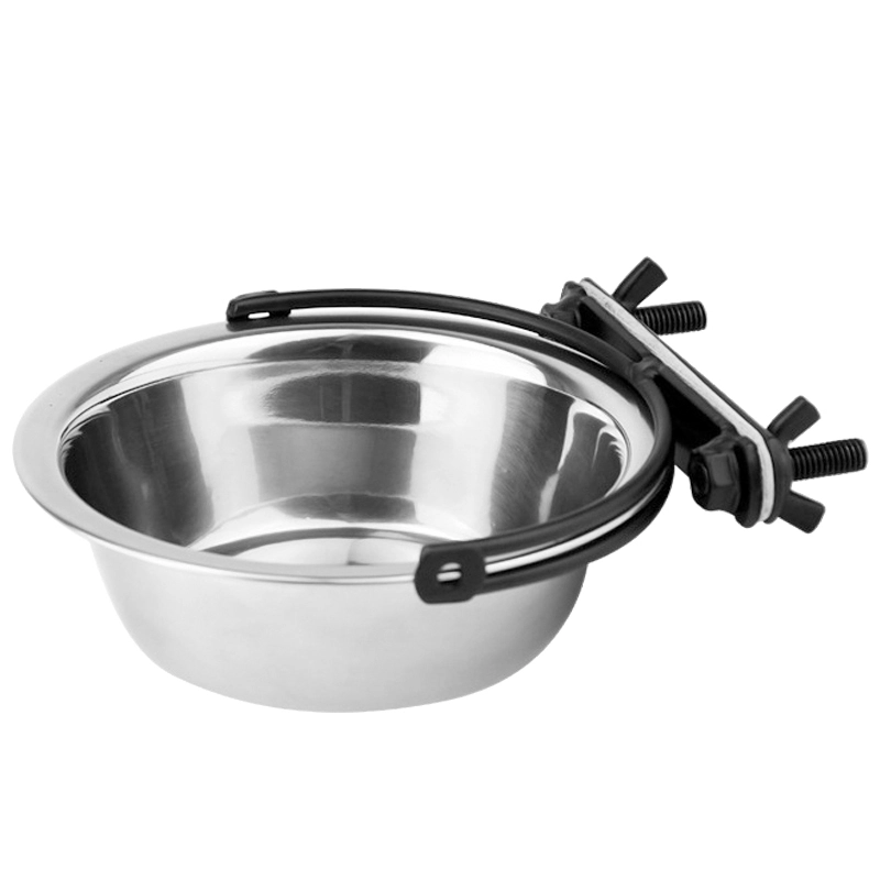 Gamelles suspendues personnalisées pour chiens, en acier inoxydable, pour animaux de compagnie en cage, fabriquées en Chine | Roadreign 1