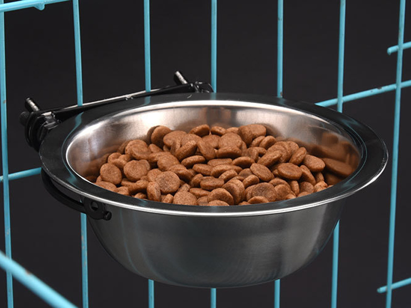 Gamelles suspendues personnalisées pour chiens, en acier inoxydable, pour animaux de compagnie en cage, fabriquées en Chine | Roadreign 13