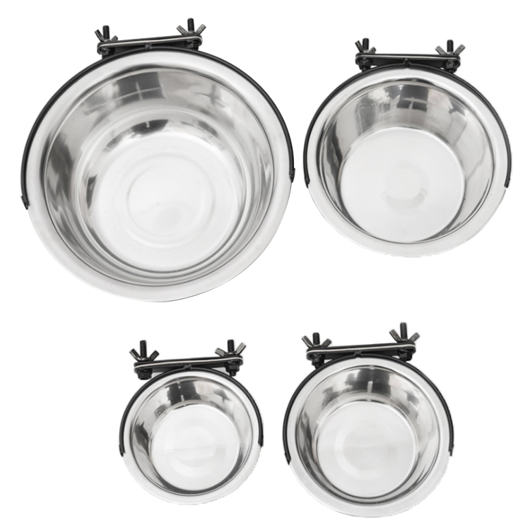 Gamelles suspendues personnalisées pour chiens, en acier inoxydable, pour animaux de compagnie en cage, fabriquées en Chine | Roadreign 8