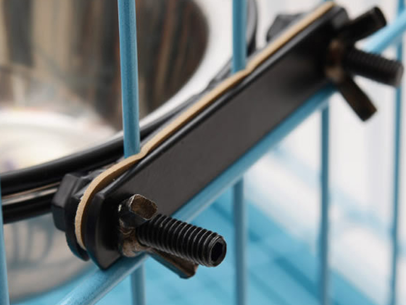 Gamelles suspendues personnalisées pour chiens, en acier inoxydable, pour animaux de compagnie en cage, fabriquées en Chine | Roadreign 12