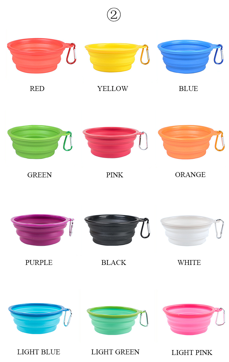 ROADREIGN - Wholesale 2021 Popular Pet Travel Feeder Dog Silicone Bowl All Products 12