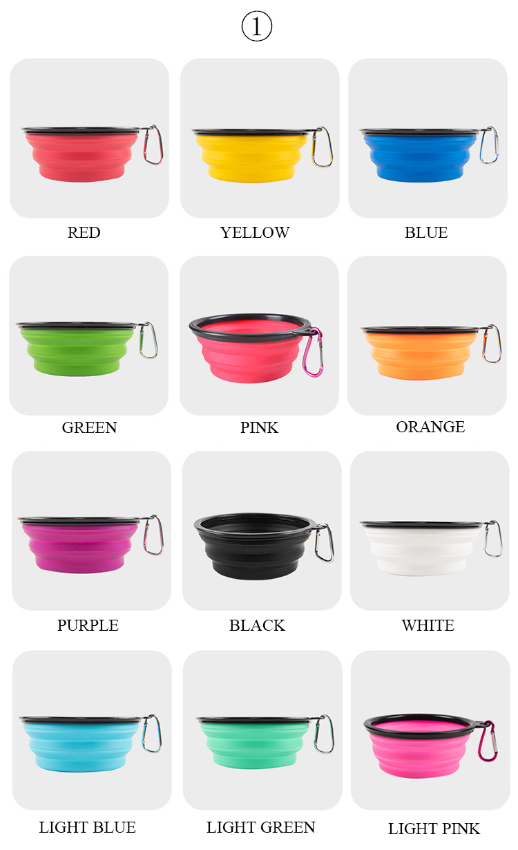 ROADREIGN - Wholesale 2021 Popular Pet Travel Feeder Dog Silicone Bowl All Products 11