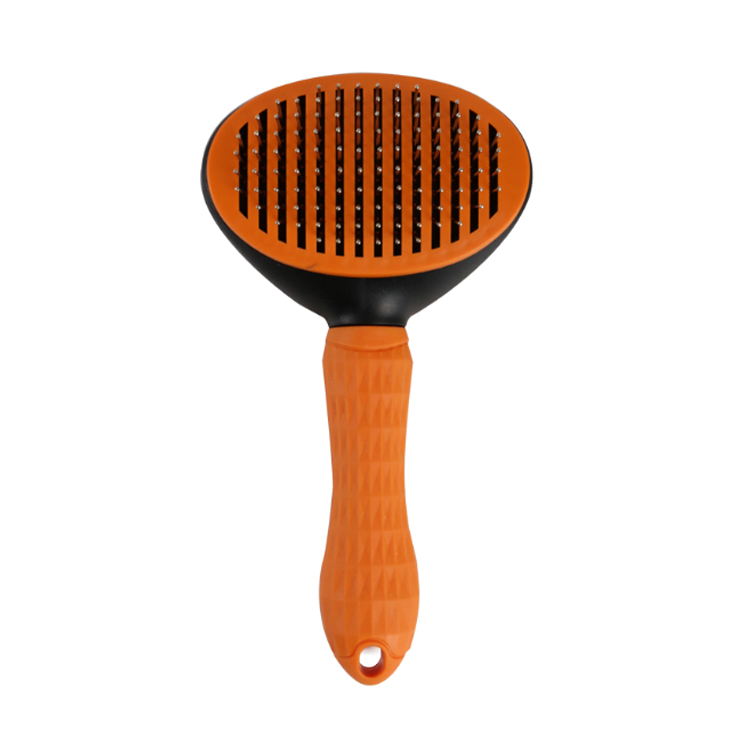 ROADREIGN - Peine quitapelos automático de plástico para gatos y perros. Cepillo masajeador para el cuidado de mascotas. 3