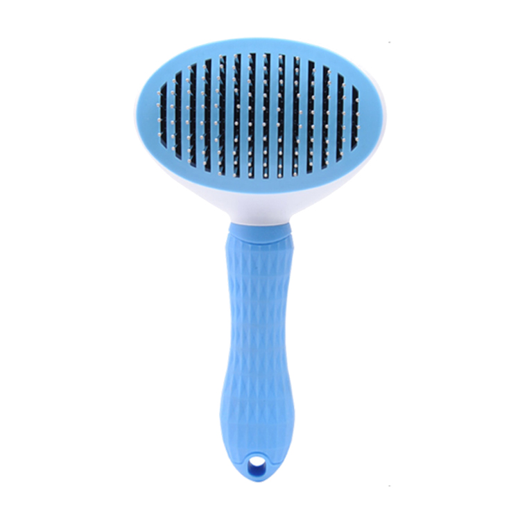 Peigne autonettoyant pour poils de chat et de chien, brosse de massage en plastique pour la mue. 4