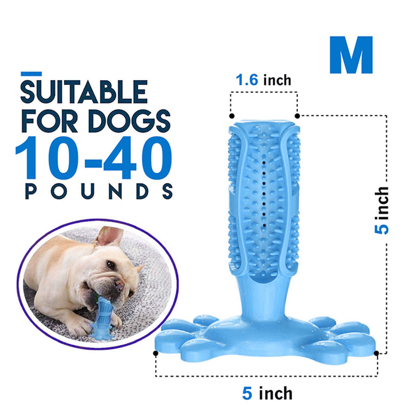 Customized dog chew toy rubber pet teethbrush dog molar toys manufacturers From China | Roadreign 9