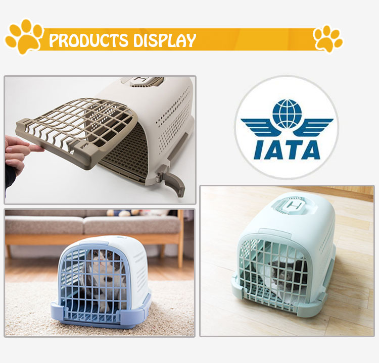 ROADREIGN - High Quality Eco-Friendly Plastic Travel Cat Carrier Pet Carriers 15