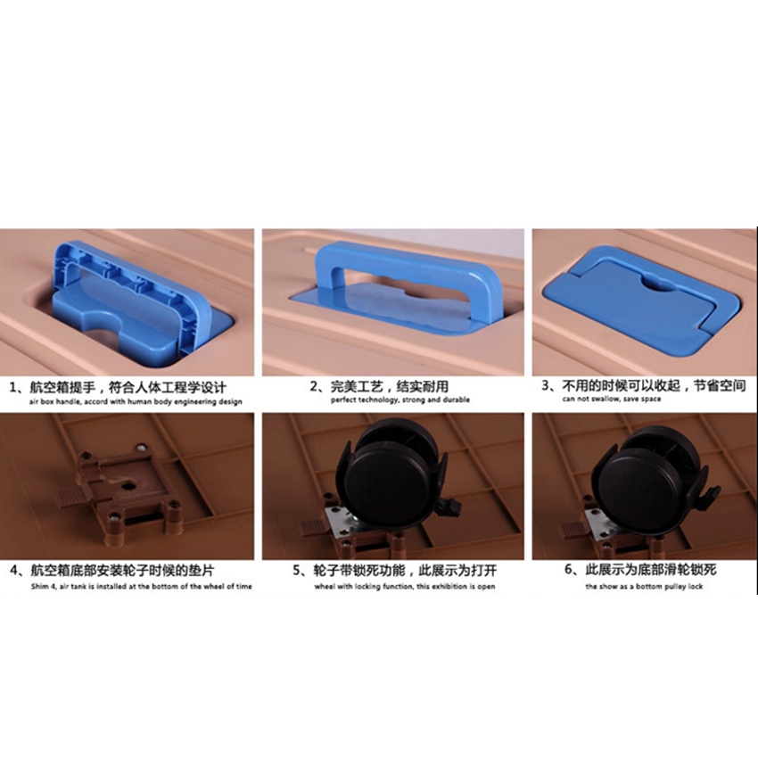 ROADREIGN - Ventilate Foldable Wholesale Pet Carrier Plastic Pet Cage Pet Carriers 5
