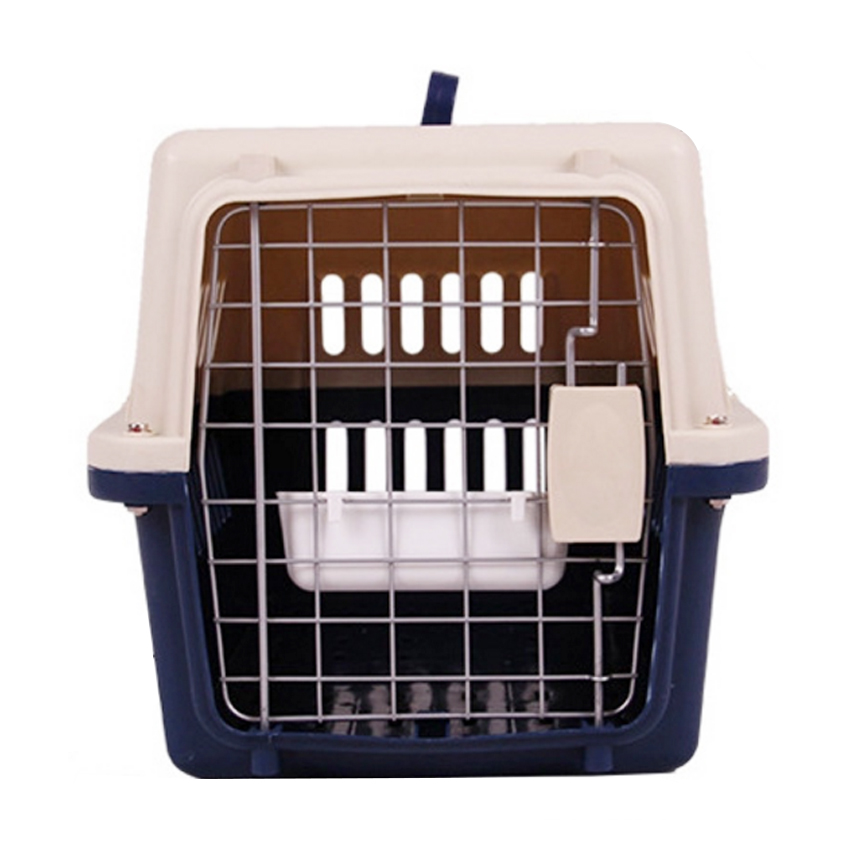 Ventilate Foldable Wholesale Pet Carrier Plastic Pet Cage