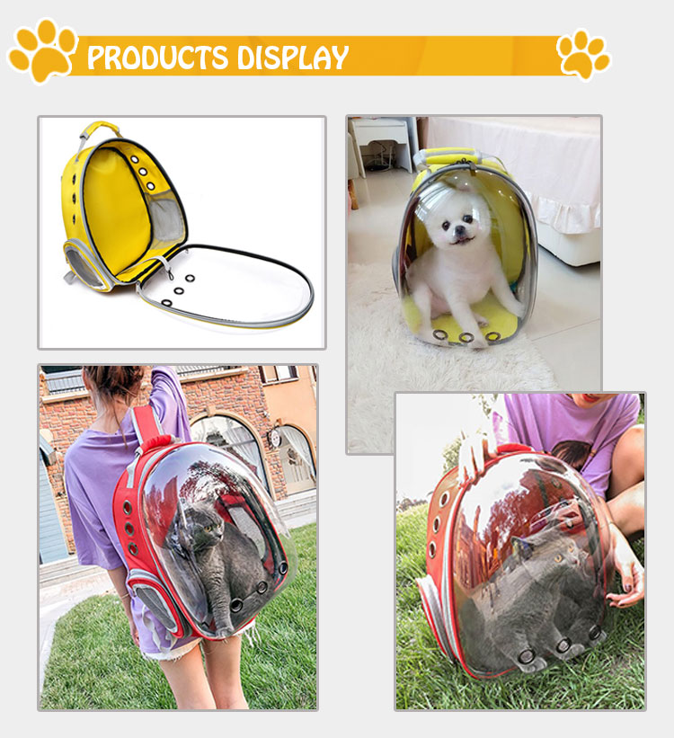 High Quality Transparent Backpack Cat Bag Pet Carrier