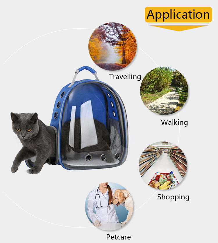 High Quality Transparent Backpack Cat Bag Pet Carrier