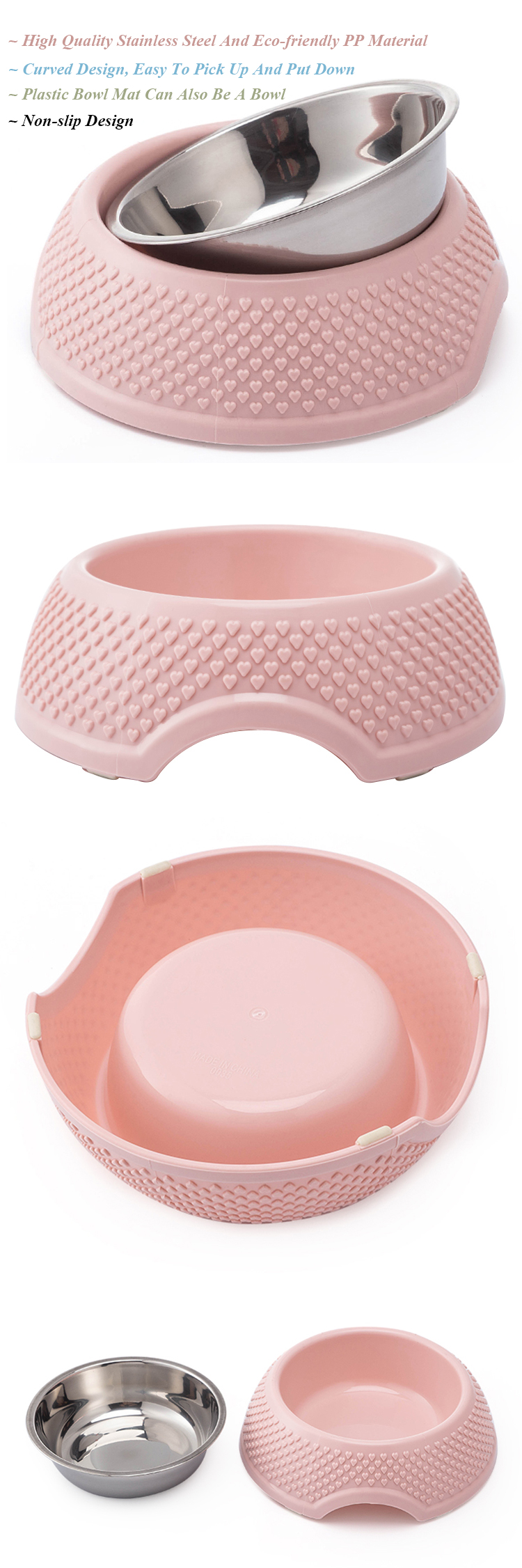 ROADREIGN - Gamelles pour chiens en acier inoxydable, nouvelles couleurs, design antidérapant, en promotion 10