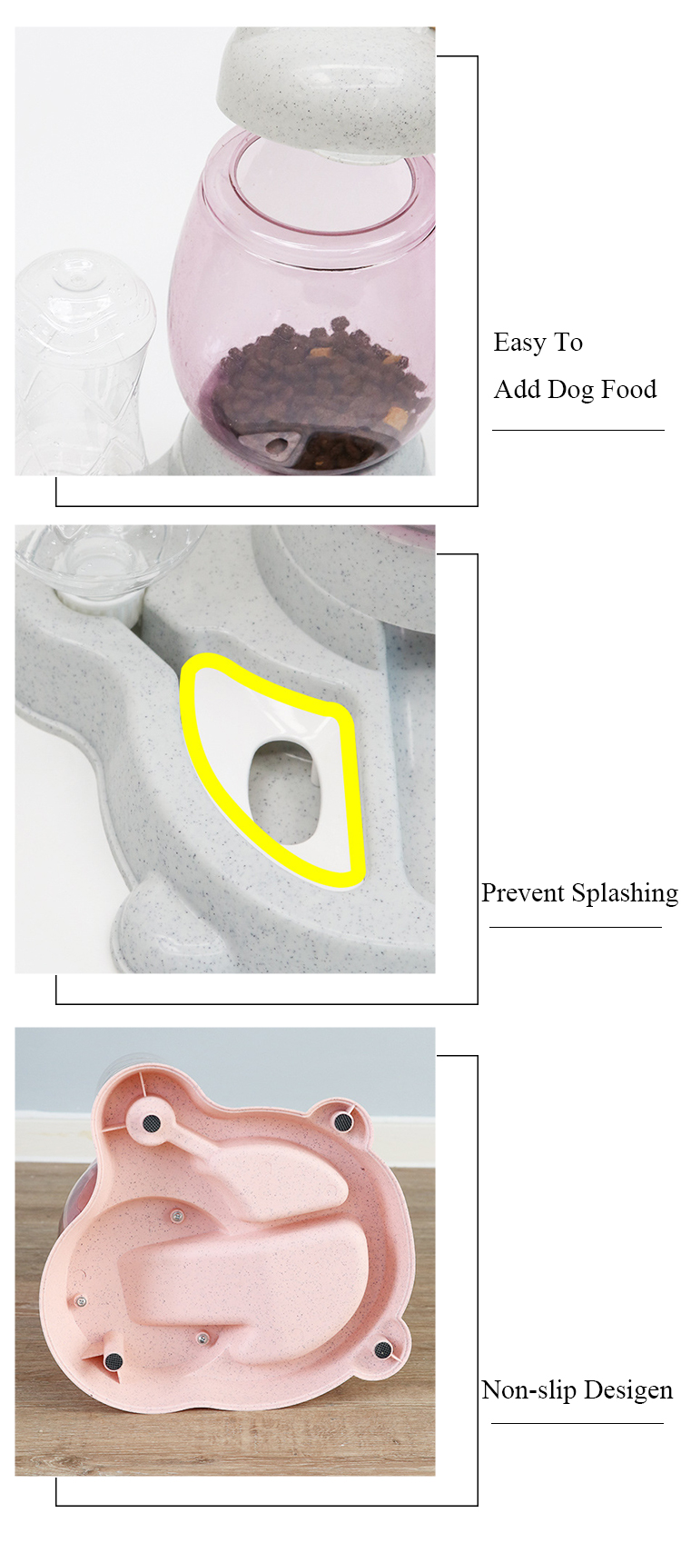 ROADREIGN - Factory Direct Sale Plastic Dog Water Automatic Smart Pet Feeder Bowl All Products 11