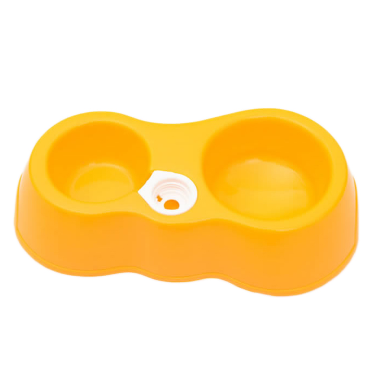 Custom Colors Plastic Double Dog Bowl Automatic Pet Water Feeding Bowl