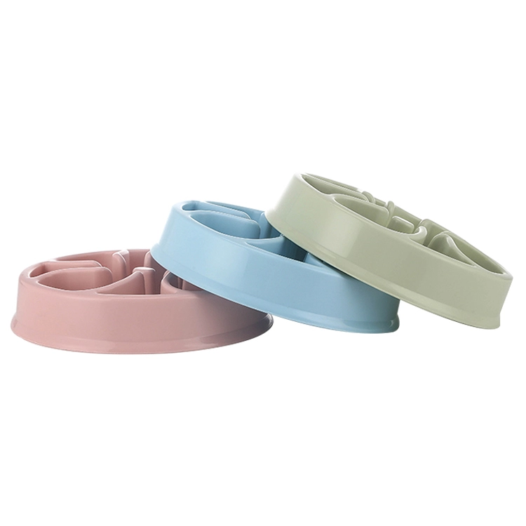 ROADREIGN - Wholesale Eco-Friendly Plastic Pet Bowl , PP Slow Feeder Dog Bowl Pet Bowls 1