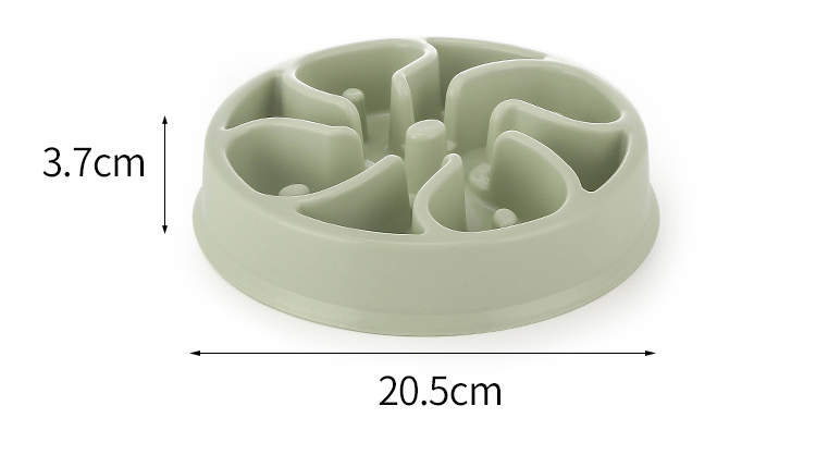 ROADREIGN - New Colors Designed Fashion Plastic Dog Food Bowl Slow Feed All Products 12
