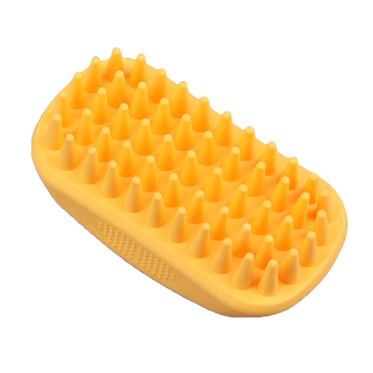 ROADREIGN - Hot Selling Pet Floating Hair Cleaning Soft Rubber Dog Bathing Brush Promotional Products 7