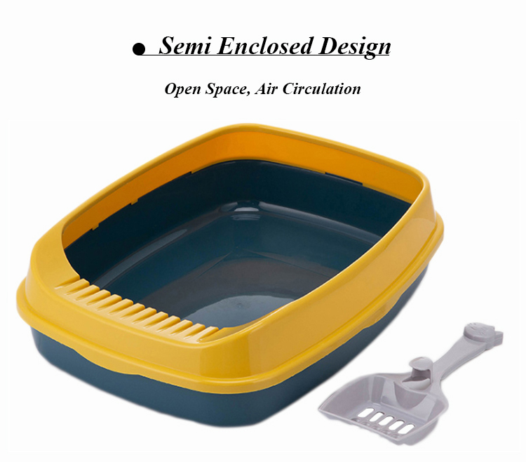 ROADREIGN - Hot Selling Pet Cleaning Products Plastic Liter Box For Cat All Products 9
