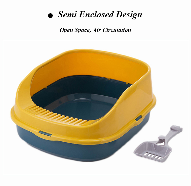 ROADREIGN - Factory Price Wholesale Durable Plastic Cat Litter Box Large All Products 9