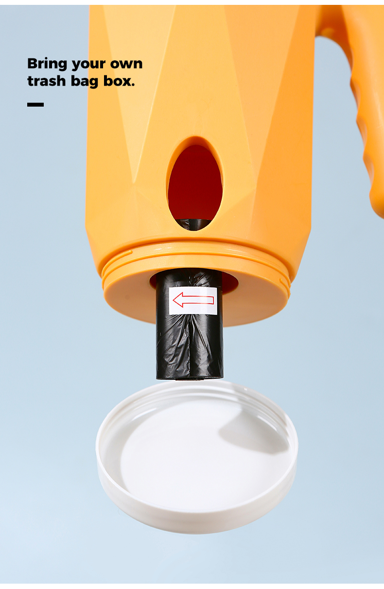 Plastic Cat Litter Scoop Fast Cat Poop Cleaning Hollow Cat Sand Shovel With Poop Bag 14