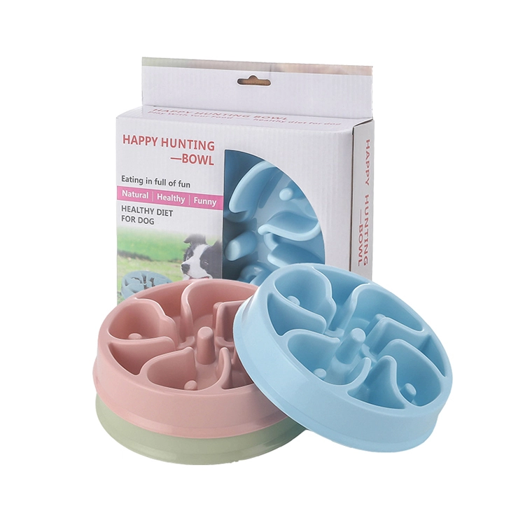 ROADREIGN - New Colors Designed Fashion Plastic Dog Food Bowl Slow Feed All Products 1