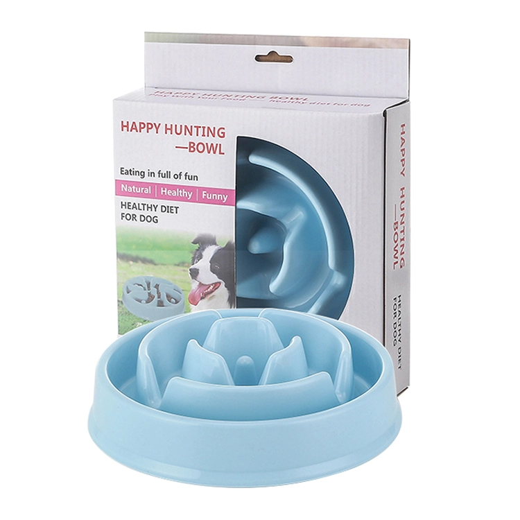 ROADREIGN - Dog High Quality Plastic Slow Pet Feeding Bowl All Products 1