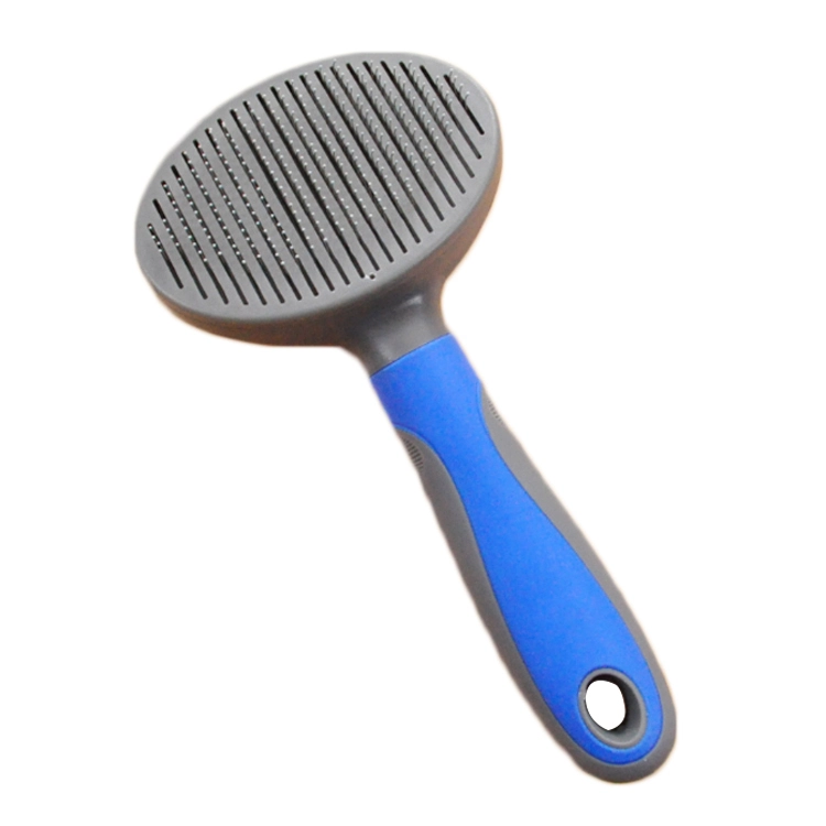 ROADREIGN - Pet Pin Brush Self Cleaning Dog Grooming Comb , Cat Hair Remover Brush Pet Grooming 1