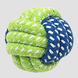 ROADREIGN - Rope Pet Toy Ball , Cotton Dog Rope Toy Chew Ball , Interactive Dog Ball Toy Pet Toys 10