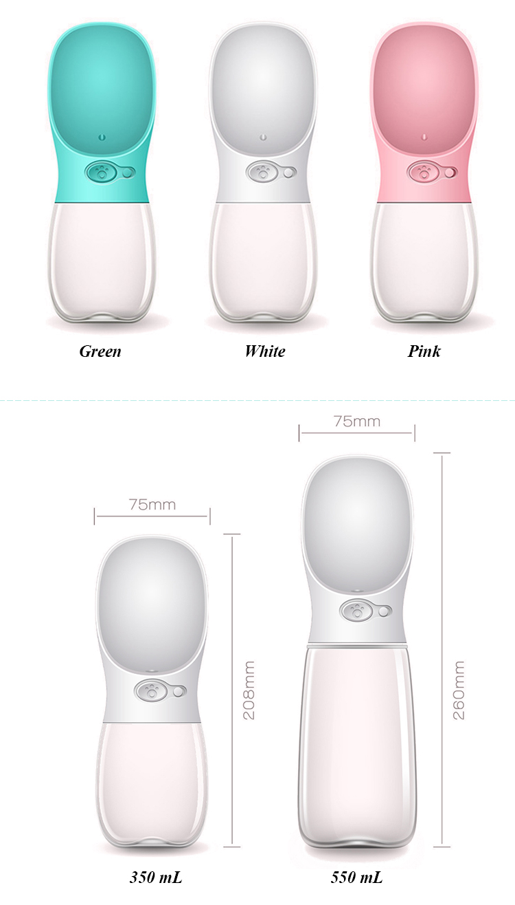 ROADREIGN - Hot Selling Plastic Pet Water Bottle , Outdoor Pet Drinking Bottle Pet Drinking 10