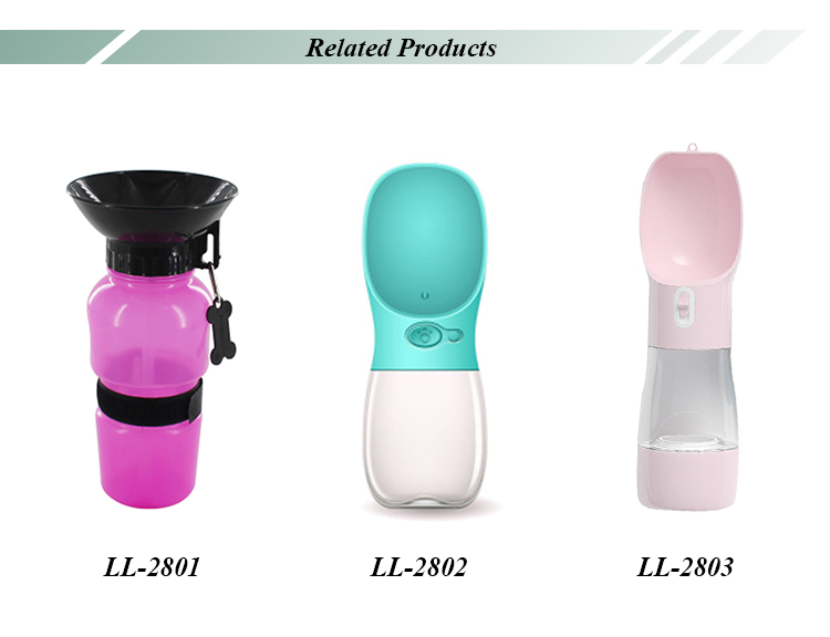 ROADREIGN - Hot Selling Plastic Pet Water Bottle , Outdoor Pet Drinking Bottle Pet Drinking 12