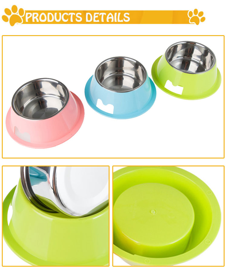 ROADREIGN - Wholesale PP Plastic Pet Stainless Steel Bowl All Products 9