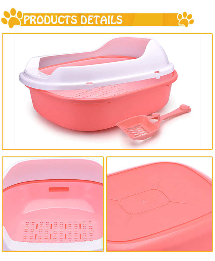 ROADREIGN - Indoor Custom Plastic Cat Litter Box Toilet All Products 9